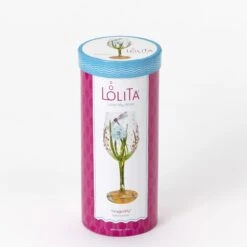 “Dragonfly Summer” Hand Painted Wine Glass Gift(Wine Glass Dragonfly) -Glassware Store 4053099 4