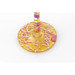 Queen For A Day Hand Painted Wine Glass, 15 Oz.(Wine Glass Queen For A Day) -Glassware Store 4054095 3