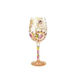 Queen For A Day Hand Painted Wine Glass, 15 Oz.(Wine Glass Queen For A Day) -Glassware Store 4054095 ol