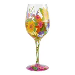 Wine In The Garden Hand-Painted Artisan Wine Glass, 15 Oz.(Wine In The Garden Hand Painted Artisan Wine Glass 15 Oz) 11 Wine In The Garden Hand-Painted Artisan Wine Glass, 15 Oz.(Wine In The Garden Hand Painted Artisan Wine Glass 15 Oz) -Glassware Store 6006284 3