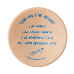 Sun On The Beach Hand-Painted Artisan Wine Glass, 15 Oz.(Sun On The Beach Hand Painted Artisan Wine Glass 15 Oz) -Glassware Store 6009213 5