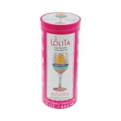 Sun On The Beach Hand-Painted Artisan Wine Glass, 15 Oz.(Sun On The Beach Hand Painted Artisan Wine Glass 15 Oz) -Glassware Store 6009213 6