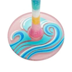 Beach Life Hand-Painted Artisan Wine Glass, 15 Oz.(Beach Life Hand Painted Artisan Wine Glass 15 Oz) -Glassware Store 6009215 3