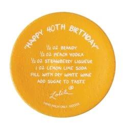 "Happy 40th Birthday" Hand-Painted Wine Glass, 15 Oz.(Happy 40th Birthday Hand Painted Wine Glass 15 Oz) 14 "Happy 40th Birthday" Hand-Painted Wine Glass, 15 Oz.(Happy 40th Birthday Hand Painted Wine Glass 15 Oz) -Glassware Store 6010249 4