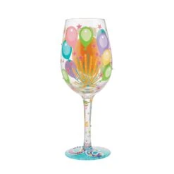 "Happy 30th Birthday" Hand-Painted Wine Glass, 15 Oz.(Happy 30th Birthday Hand Painted Wine Glass 15 Oz) -Glassware Store 6010651 2