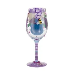 "Best Grandma Ever" Hand-Painted Wine Glass, 15 Oz.(Best Grandma Ever Hand Painted Wine Glass 15 Oz) -Glassware Store 6010658 3