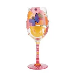 "Best Sister Ever" Hand-Painted Wine Glass, 15 Oz.(Best Sister Ever Hand Painted Wine Glass 15 Oz) -Glassware Store 6010660 3
