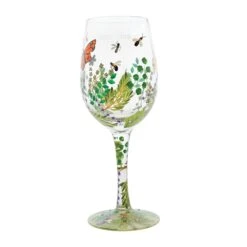 "Queen Bee" Hand-PaintedStemless Wine Glass, 20 Oz.(Queen Bee Hand Painted Stemless Wine Glass 20 Oz) -Glassware Store 6010895 9