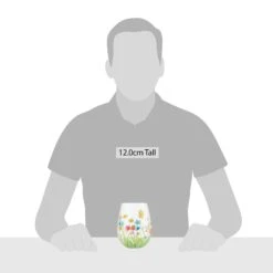 "Field Of Dreams" Hand-PaintedStemless Wine Glass, 20 Oz.(Field Of Dreams Hand Painted Stemless Wine Glass 20 Oz) -Glassware Store 6010896 20