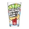 Game Day Hand-Painted Beer Glass, 16 Oz.(Game Day Hand Painted Beer Glass 16 Oz)