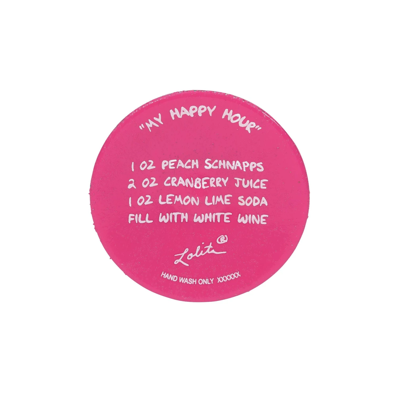 Happy Hour Hand-Painted Wine Glass, 15 Oz.(Happy Hour Hand Painted Wine Glass 15 Oz) 3 Happy Hour Hand-Painted Wine Glass, 15 Oz.(Happy Hour Hand Painted Wine Glass 15 Oz) - Image 3