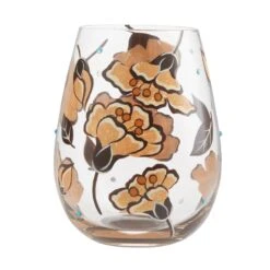 Jungle Beauty Hand-Painted Stemless Wine Glass, 20 Oz.(Jungle Beauty Hand Painted Stemless Wine Glass 20 Oz) 7 Jungle Beauty Hand-Painted Stemless Wine Glass, 20 Oz.(Jungle Beauty Hand Painted Stemless Wine Glass 20 Oz) -Glassware Store 6012475 2
