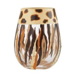 Going Native Hand-Painted Stemless Wine Glass, 20 Oz.(Going Native Hand Painted Stemless Wine Glass 20 Oz) -Glassware Store 6012477 2
