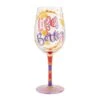 LIfe With Fur Babies Hand Painted Wine Glass(Life With Fur Babies Hand Painted Wine Glass)