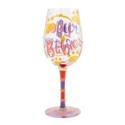 LIfe With Fur Babies Hand Painted Wine Glass(Life With Fur Babies Hand Painted Wine Glass) -Glassware Store 6014184 2