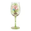 Life With Family Hand Painted Wine Glass(Life With Family Hand Painted Wine Glass)