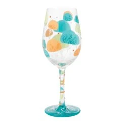 My Mom My Friend Hand Painted Wine Glass(My Mom My Friend Hand Painted Wine Glass) -Glassware Store 6015249 3