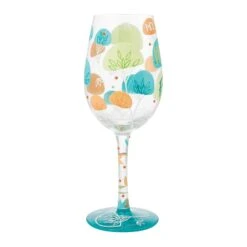 My Mom My Friend Hand Painted Wine Glass(My Mom My Friend Hand Painted Wine Glass) -Glassware Store 6015249 4