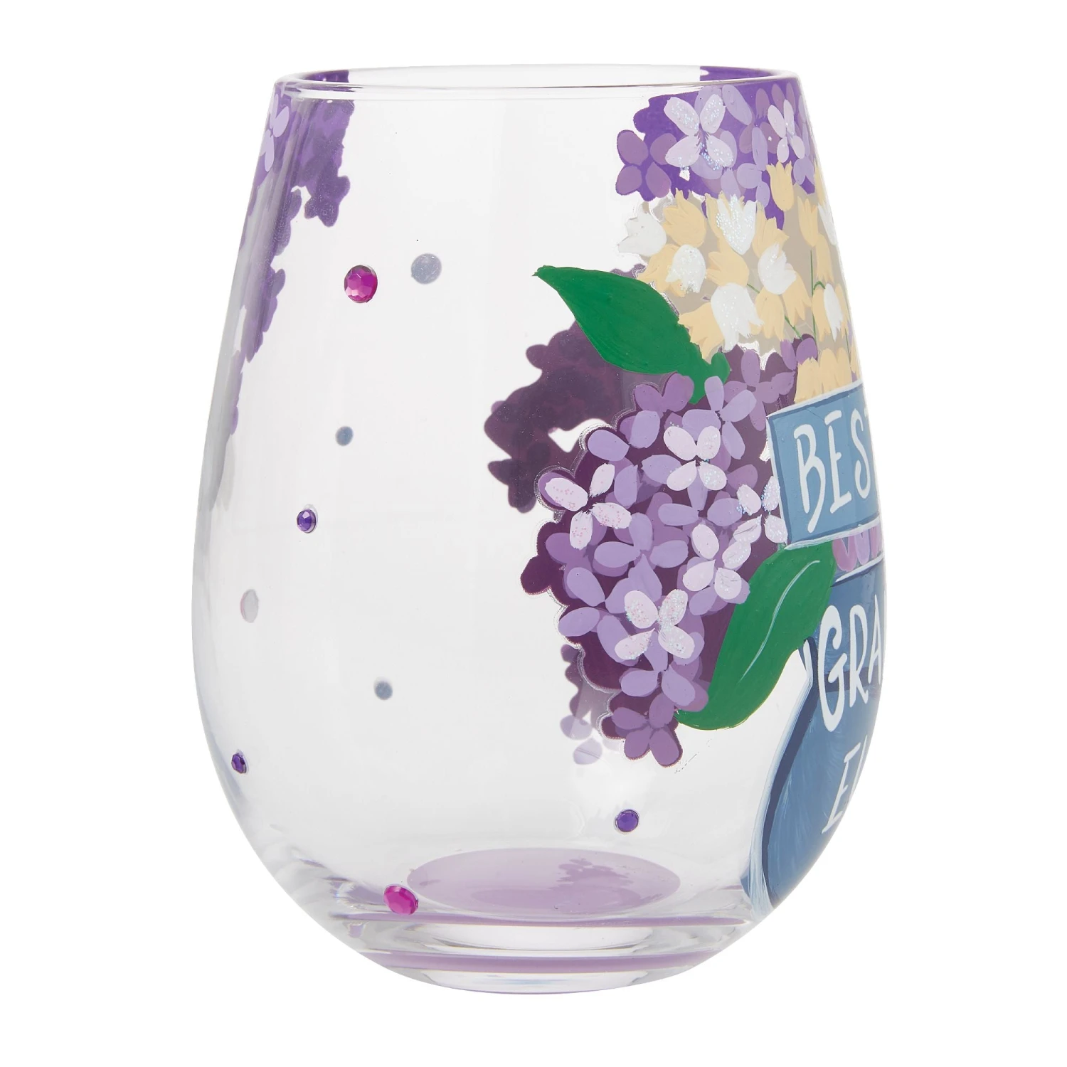 Best Grandma Ever Hand Painted Stemless Wine Glass(Best Grandma Ever Hand Painted Stemless Wine Glass) 6 Best Grandma Ever Hand Painted Stemless Wine Glass(Best Grandma Ever Hand Painted Stemless Wine Glass) - Image 6