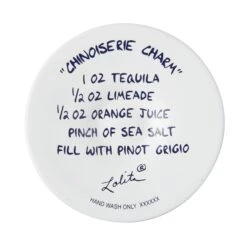 Chinoiserie Charm Hand Painted Wine Glass(Chinoiserie Charm Hand Painted Wine Glass) -Glassware Store 6015412 6