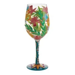 Fashion Florals Hand Painted Wine Glass(Fashion Florals Hand Painted Wine Glass) 12 Fashion Florals Hand Painted Wine Glass(Fashion Florals Hand Painted Wine Glass) -Glassware Store 6015414 2
