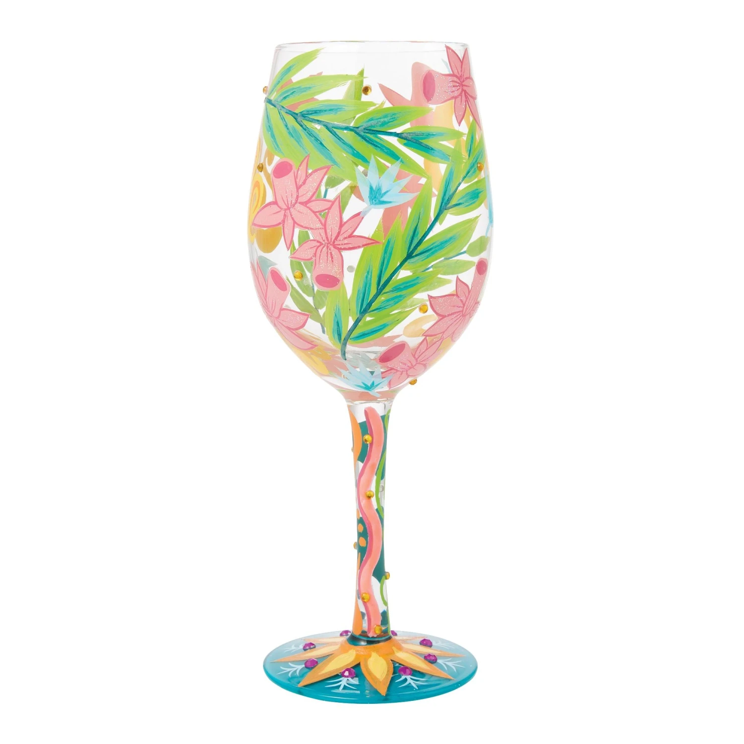 Fashion Florals Hand Painted Wine Glass(Fashion Florals Hand Painted Wine Glass) 7 Fashion Florals Hand Painted Wine Glass(Fashion Florals Hand Painted Wine Glass) - Image 7