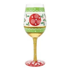 In Full Cheer Hand Painted Wine Glass(In Full Cheer Hand Painted Wine Glass) -Glassware Store 6015417 1