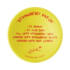 Strawberry Wine Hand Painted Wine Glass(Strawberry Wine Hand Painted Wine Glass) -Glassware Store 6015427 6