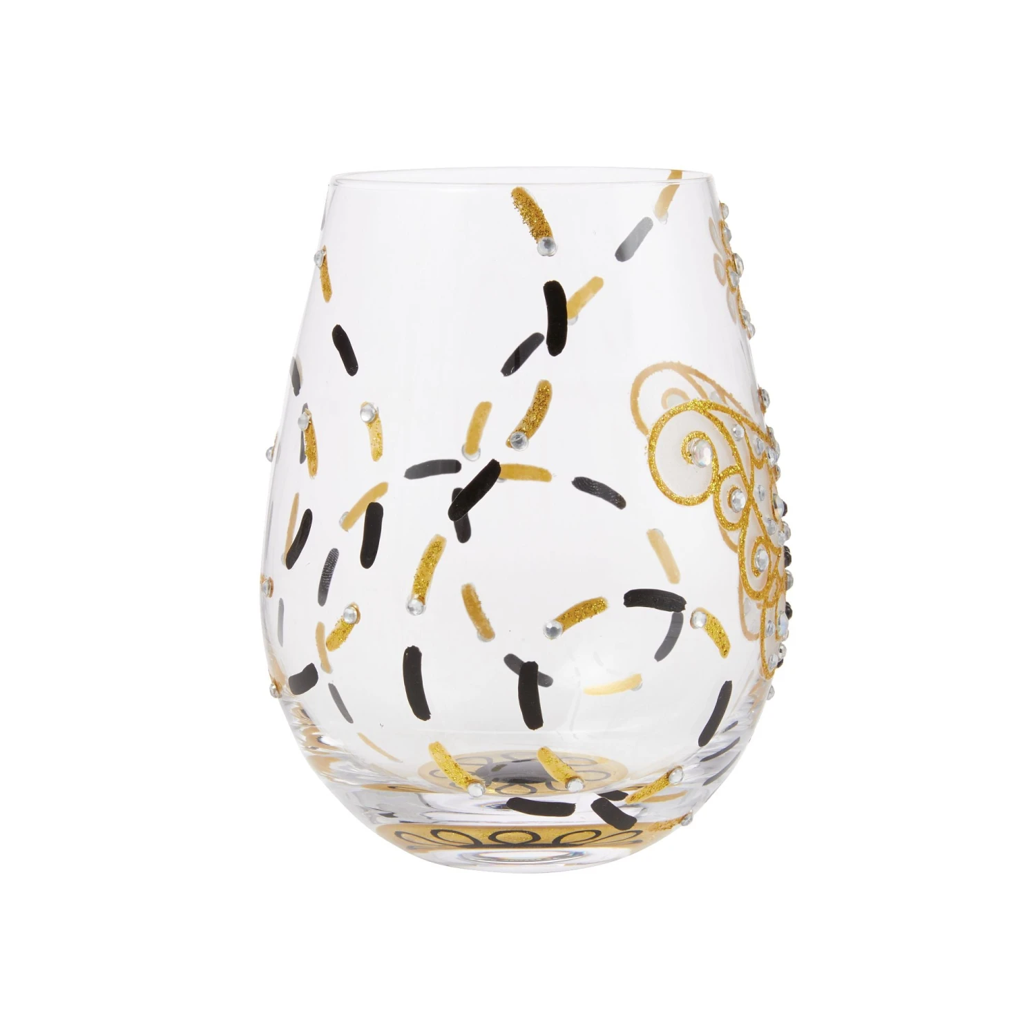 Brilliant Butterfly Hand Painted Stemless Wine Glass(Brilliant Butterfly Hand Painted Stemless Wine Glass) 6 Brilliant Butterfly Hand Painted Stemless Wine Glass(Brilliant Butterfly Hand Painted Stemless Wine Glass) - Image 6