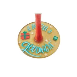 And To All A Good Night Hand Painted Wine Glass(And To All A Good Night Hand Painted Wine Glass) -Glassware Store 6015932 5