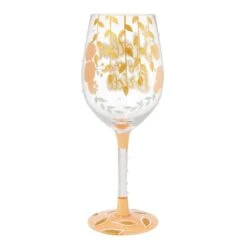 Mother Of The Bride Hand Painted Wine Glass(Mother Of The Bride Hand Painted Wine Glass) -Glassware Store 6016401 3