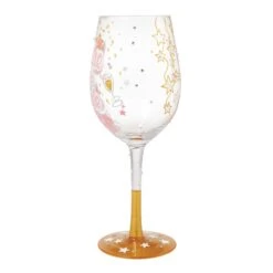 Bestie Of The Bride Hand Painted Wine Glass(Bestie Of The Bride Hand Painted Wine Glass) -Glassware Store 6016402 2