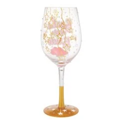 Bestie Of The Bride Hand Painted Wine Glass(Bestie Of The Bride Hand Painted Wine Glass) -Glassware Store 6016402 3