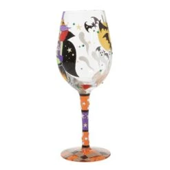 Working Witch Hand Painted Wine Glass(Working Witch Hand Painted Wine Glass) -Glassware Store 6016405 4