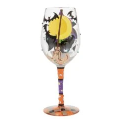 Working Witch Hand Painted Wine Glass(Working Witch Hand Painted Wine Glass) -Glassware Store 6016405 5