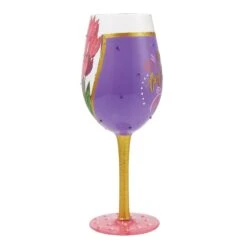 Mother's Day Wrapped Up Hand Painted Wine Glass(Mothers Day Wrapped Up Hand Painted Wine Glass) 10 Mother's Day Wrapped Up Hand Painted Wine Glass(Mothers Day Wrapped Up Hand Painted Wine Glass) -Glassware Store 6016408 2