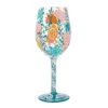 Sea Turtle Delight Hand Painted Wine Glass(Sea Turtle Delight Hand Painted Wine Glass)