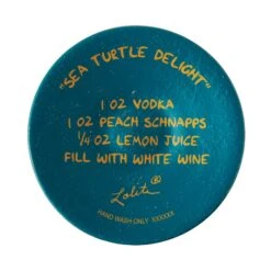 Sea Turtle Delight Hand Painted Wine Glass(Sea Turtle Delight Hand Painted Wine Glass) -Glassware Store 6016738 6