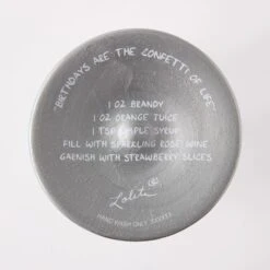 Birthdays Are The Confetti Of Life Hand Painted Wine Glass(Birthdays Are The Confetti Of Life Hand Painted Wine Glass) -Glassware Store 6016966 6