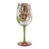 Wine Not? Hand Painted Wine Glass(Wine Not Hand Painted Wine Glass)