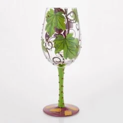 Wine Not? Hand Painted Wine Glass(Wine Not Hand Painted Wine Glass) -Glassware Store 6016970 3