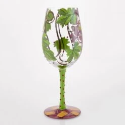 Wine Not? Hand Painted Wine Glass(Wine Not Hand Painted Wine Glass) -Glassware Store 6016970 4