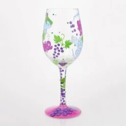 Life Is Better With Wine Hand Painted Wine Glass(Life Is Better With Wine Hand Painted Wine Glass) -Glassware Store 6016971 2