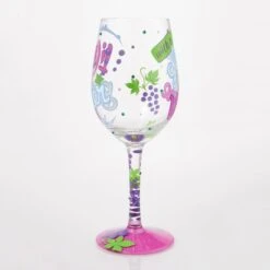 Life Is Better With Wine Hand Painted Wine Glass(Life Is Better With Wine Hand Painted Wine Glass) -Glassware Store 6016971 4