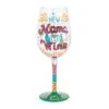 New Mama Needs Wine Hand Painted Wine Glass(New Mama Needs Wine Hand Painted Wine Glass)