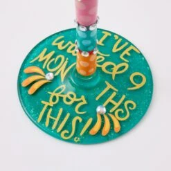 New Mama Needs Wine Hand Painted Wine Glass(New Mama Needs Wine Hand Painted Wine Glass) -Glassware Store 6016977 5