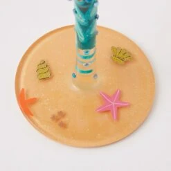 Mystical Mermaid Hand Painted Wine Glass(Mystical Mermaid Hand Painted Wine Glass) -Glassware Store 6016979 5