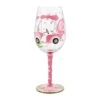 Queen Of The Green Hand Painted Wine Glass(Queen Of The Green Hand Painted Wine Glass)