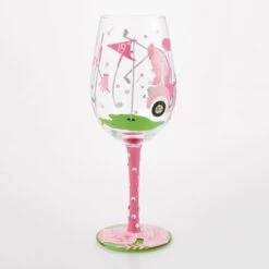 Queen Of The Green Hand Painted Wine Glass(Queen Of The Green Hand Painted Wine Glass) -Glassware Store 6016983 4