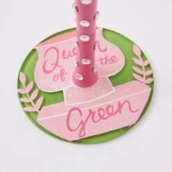 Queen Of The Green Hand Painted Wine Glass(Queen Of The Green Hand Painted Wine Glass) -Glassware Store 6016983 5